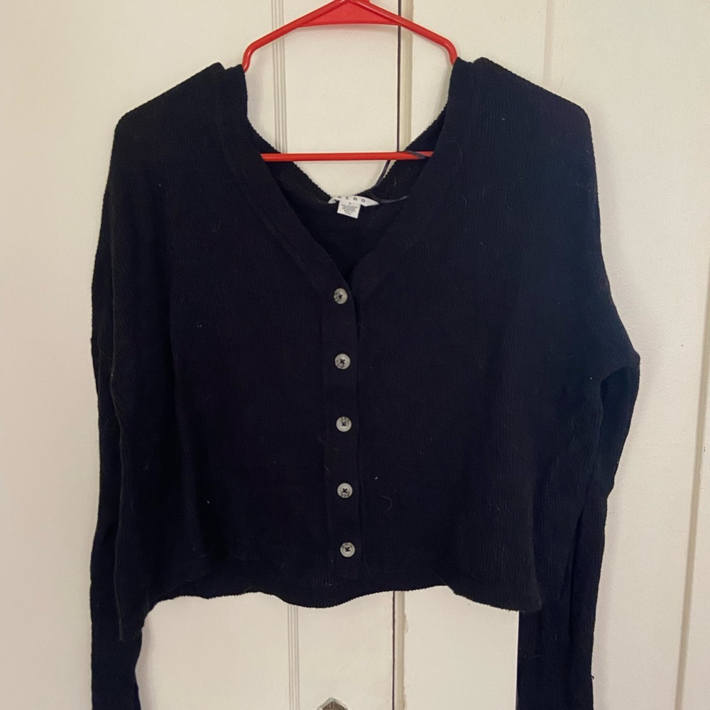 Button Up Aero Sweater